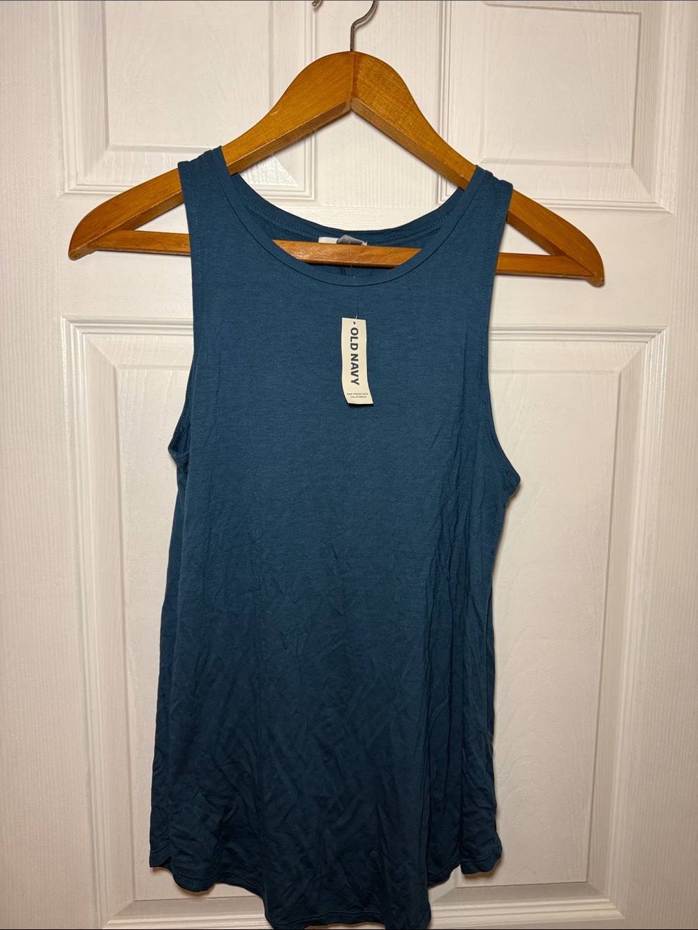 NEW! Old Navy Women's Teal High Neck Tank Top Size Small